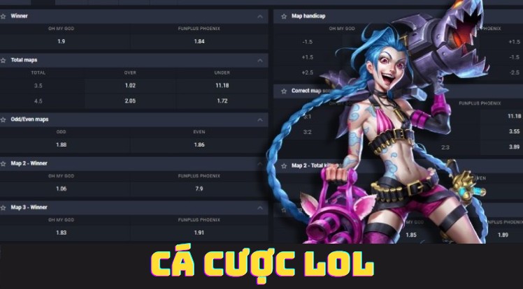 Cá cược LOL kèo nào nên chọn đầu trận?